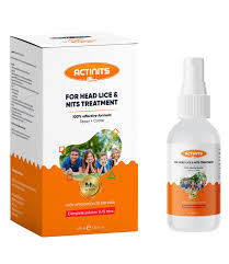 actinits head lice nits spray with