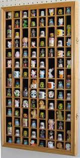 100 Thimble Display Case Cabinet Shadow