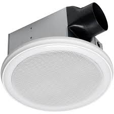 Bluetooth Enabled Bath Fans Bathroom Exhaust Fans The Home Depot