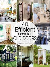 40 Efficient Uses For Old Doors