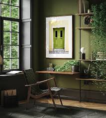 Lime Green Wall Art Door Photography