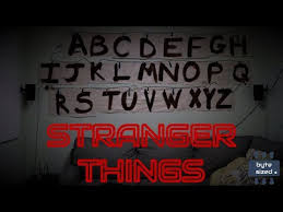 stranger things message wall