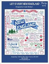 Amazon Com Lets Visit New England Chart 3172 Cross