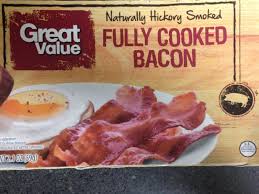 fully cooked hickory smoked bacon