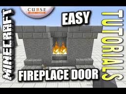 Minecraft Ps4 Secret Fireplace Door