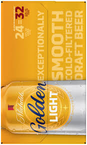 michelob golden light draft beer 16 oz