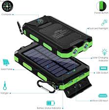 30000mah portable solar power bank with