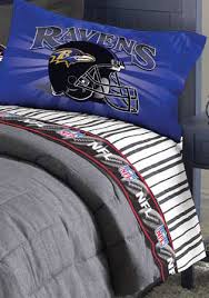 Baltimore Ravens Twin Size Pinstripe