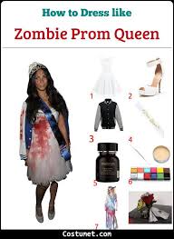 the zombie prom queen costume for