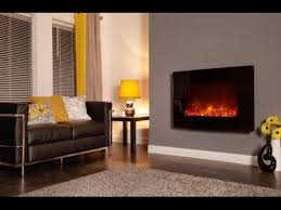 curved glass electric fire