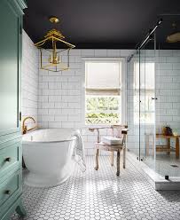 Industrial bathroom with geometric washbasin. 3 Bathroom Layouts Designers Love Bathroom Floor Plan Templates