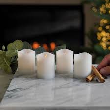Battery Operated White Led Candles