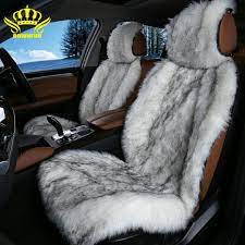 Faux Fur Front Car Seat Covers
