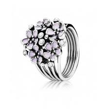 pandora ring silver cherry blossom