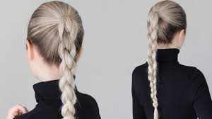 You can create a variety of styles using simple braiding techniques, and there are lovely ways. How To Four 4 Strand Braid Tutorial Youtube