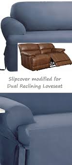 dual reclining loveseat recliner cover