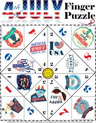Add some fun to any july 4th with free printable fourth of july trivia. 4th Of July Finger Puzzle Printable Courageous Christian Father