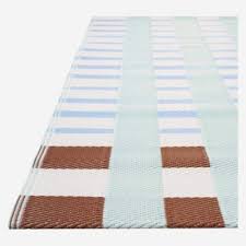 achille outdoor rug green and blue 75x180cm