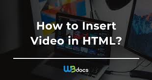 how to insert video in html learn