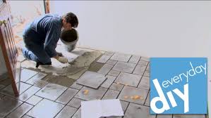 how to install a tile floor