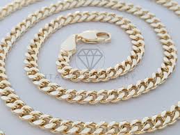 18k gold plated 4mm 24 cuban link
