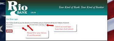 Rio bank account holders get the advantages of internet banking. Rio Bank Online Banking Login Cc Bank
