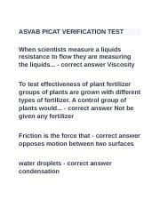 asvab picat verification test docx