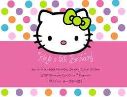 Designs Colorful Themed Hello Kitty Thank You Cards Invitations Free
