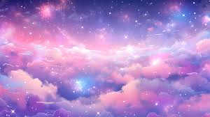 aesthetic ey purple pink clouds