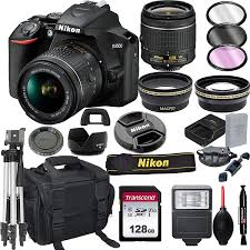 Search newegg.com for nikon d3500. Amazon Com Nikon D3500 Dslr Camera With 18 55mm Vr Lens 128gb Card Tripod Flash And More 20pc Bundle Camera Photo
