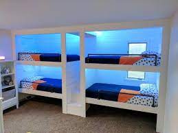 bunk beds built in diy bunk bed