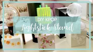 Diy K Pop Lightstick Stand Seoltangjournals Youtube