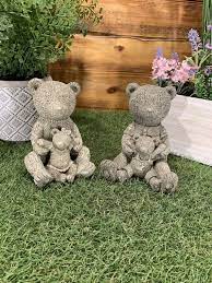 Cute Teddy Bear Statue Ornaments
