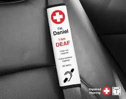 Medical Alert Seat Belt Cover