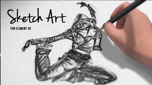 videohive pencil sketch art free