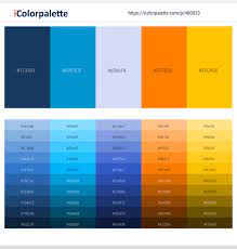 color schemes with pacific blue color