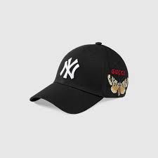 Baseball Cap With Ny Yankees Patch