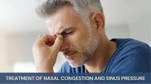 nasal congestion and sinus pressure