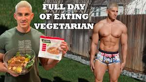 vegetarian bodybuilding full day of