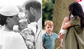 Archie became seventh in line to the british throne the moment he was born, but he won't be called his royal highness, as the rules. Meghan Markle News Archie Introduced To Prince George Before Charlotte And Louis Royal News Express Co Uk