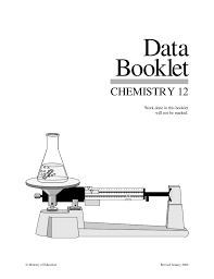 Chem 12 Data Booklet