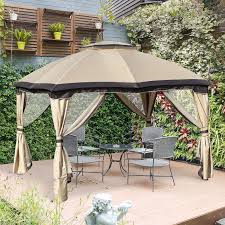 2 Tier Outdoor Gazebo Canopy Tent