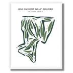 Buy the best printed golf course Oak Summit Golf Course, Minnesota ...