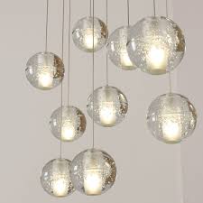 Lightinthebox Pendant Light Crystal Ball Chandeliers Dimmable With Remote Control Ceiling Lighting F Metal Pendant Light Cluster Pendant Lighting Pendant Light