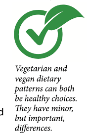 vegan vs vegetarian tary patterns