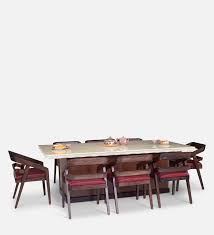 8 Seater Marble Top Dining Set