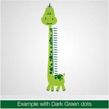 27 50 Childrens Dinosaur Height Chart Available In 11