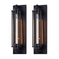 Pauwer Industrial Wall Sconces Set Of 2