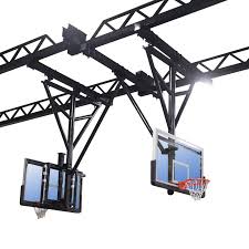 gymnasium ceiling mounted basketball