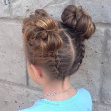 Knotted zig zag kids hairstyle for kids. 40 Cool Hairstyles For Little Girls On Any Occasion